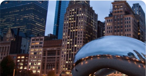 Chicago Bluebeam office location skyline