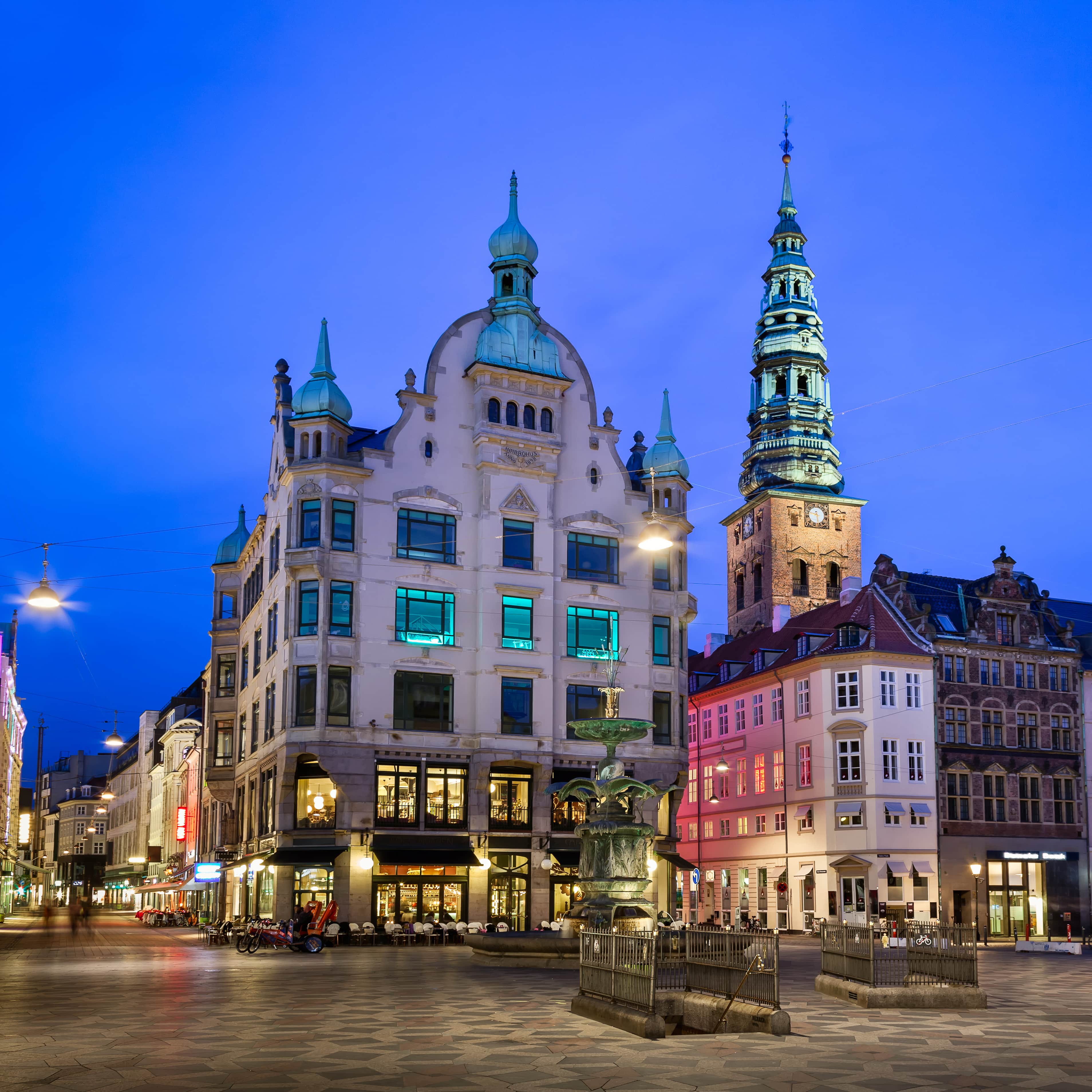 Copenhagen at night