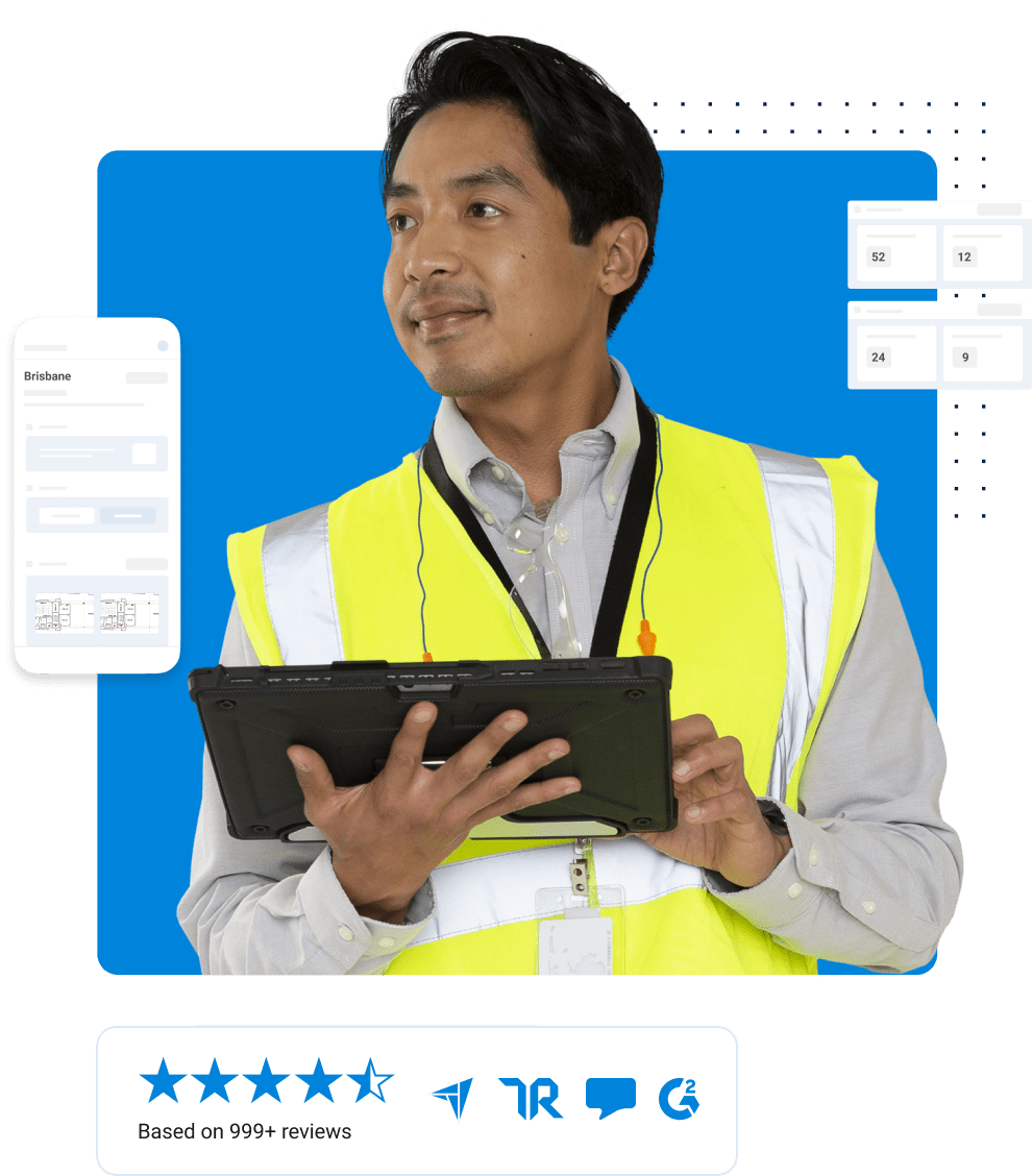 Man holding laptop