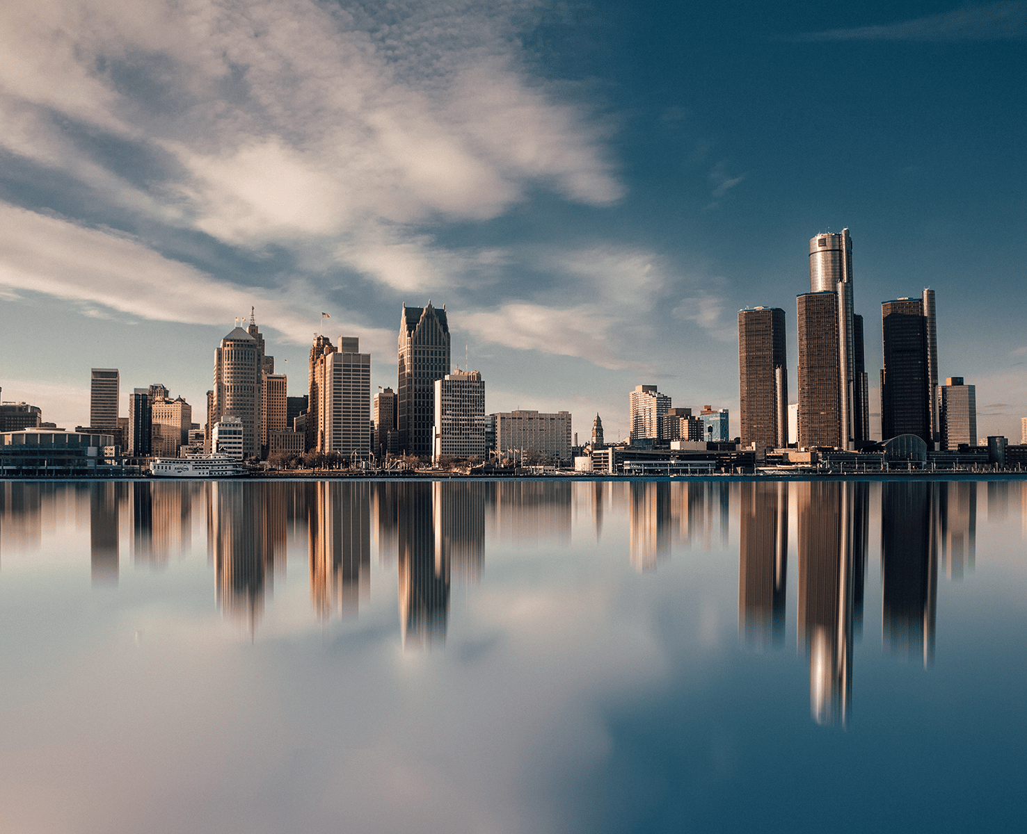 Skyline von Detroit