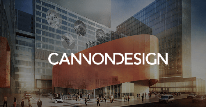 Proyecto CannonDesign, cliente de Bluebeam, renderiza el diseño del edificio
