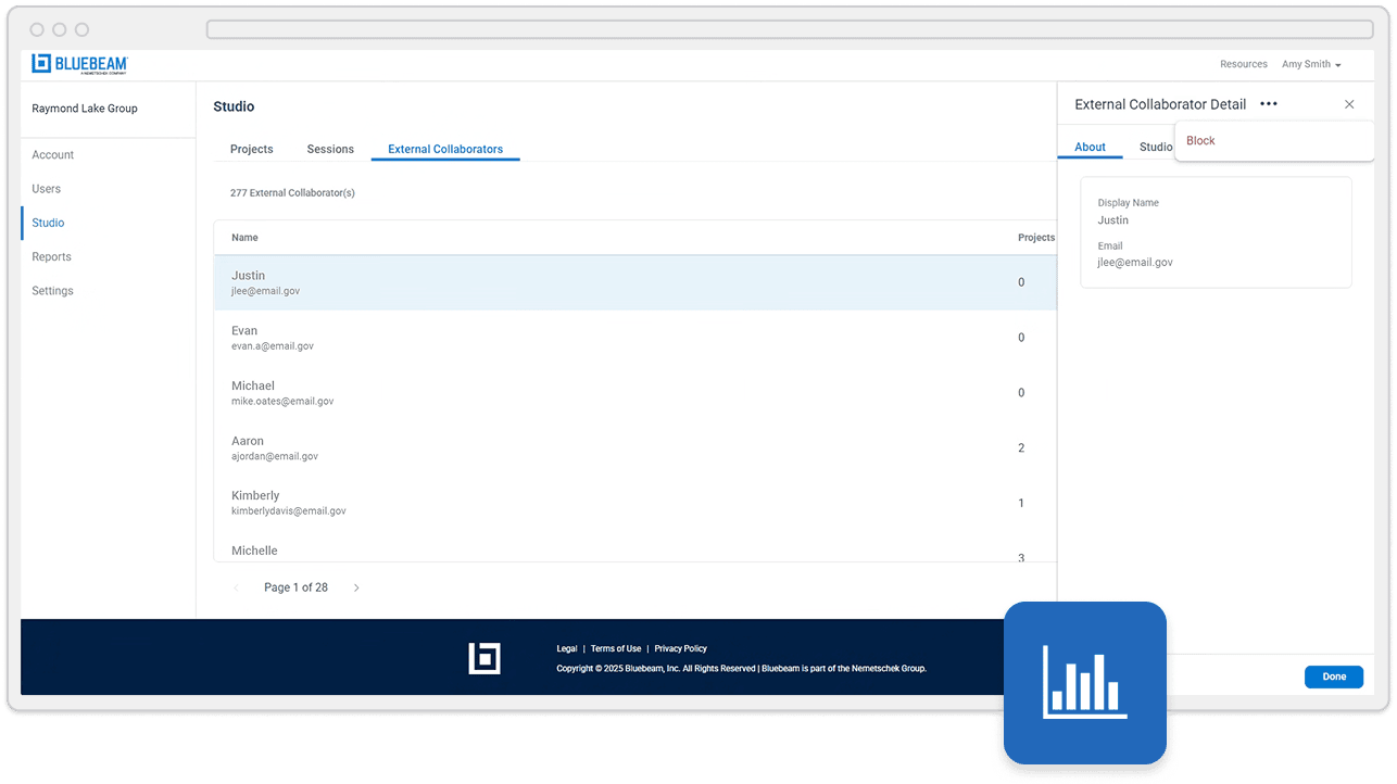 Screenshot of software