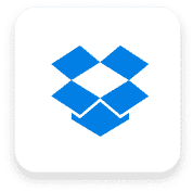 Bluebeam 파트너 DropBox logo