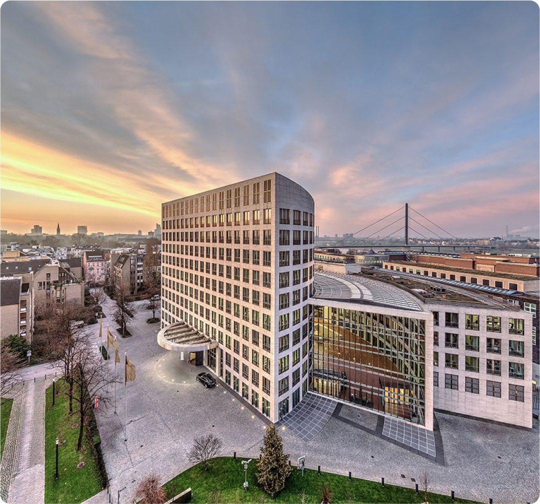 Nemetschek Group Campus am Kunstpalast, Düsseldorf, Deutschland; Immobilienbetreiber: HanseMerkur Grundvermögen AG