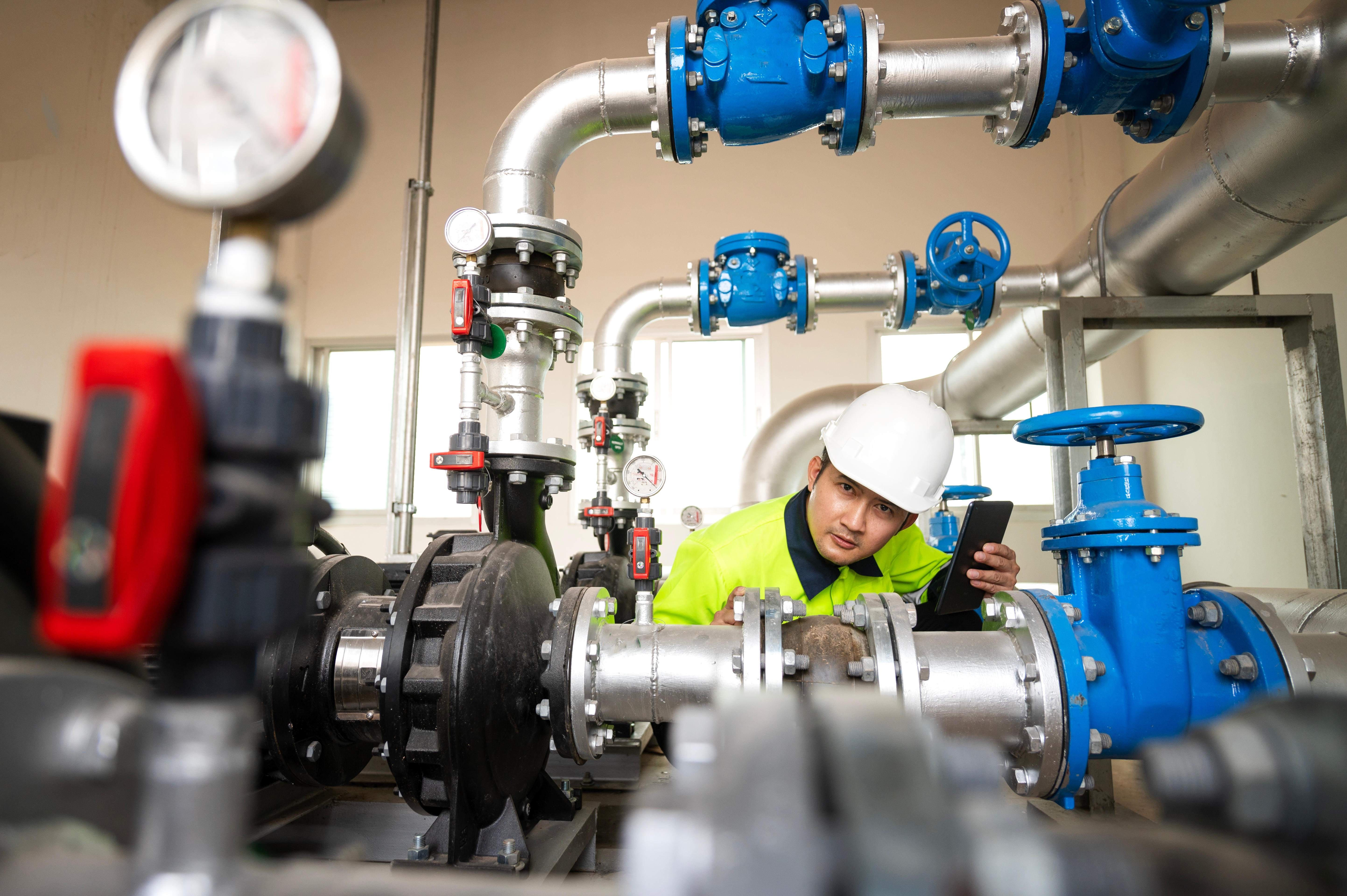 Specialty contractor closely examines piping