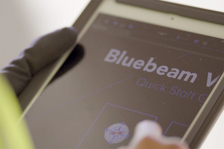 Bluebeam on tablet