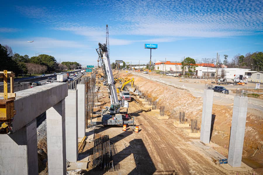 Bluebeam customer Walsh construction job site