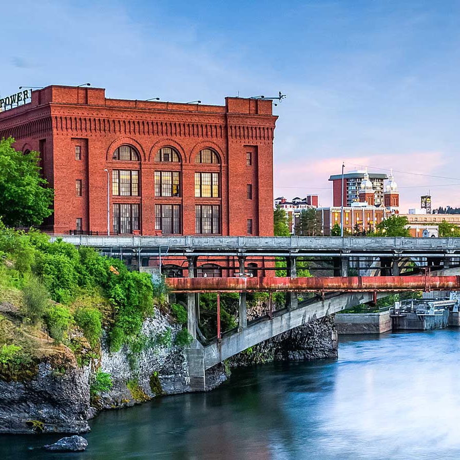 Picture of Spokane by the river