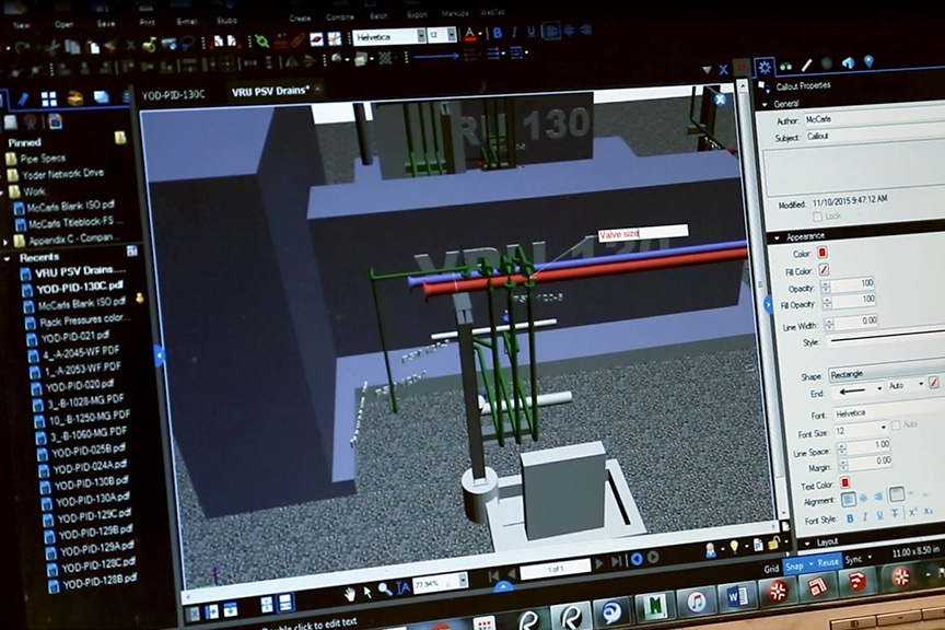 Bluebeam Revu software interface