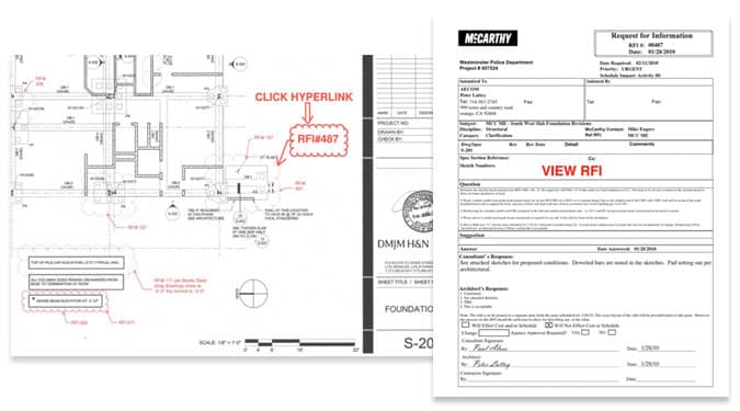 Bluebeam customer McCarthy Building Companies RFI