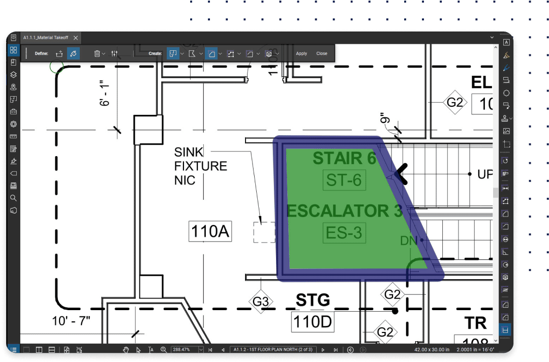 Quantity Takeoffs & Estimation in Revu software