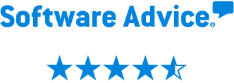 Software Advice Logo and Bluebeam Software rating